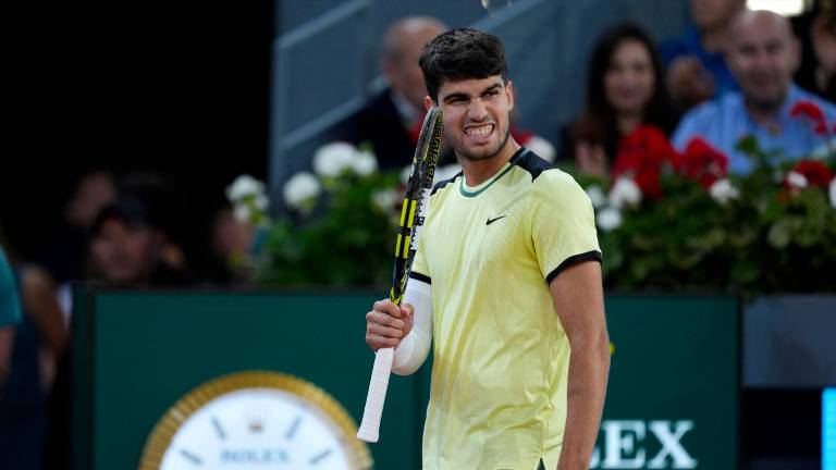 Alcaraz cede su reinado en Madrid contra Rublev Alcaraz cede su reinado en Madrid contra Rublev