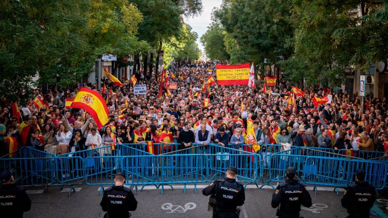 LA INVESTIDURA | El PSOE, ante las protestas: “Sólo van a lograr que nuestras convicciones sean todavía más fuertes” LA INVESTIDURA | El PSOE, ante las protestas: “Sólo van a lograr que nuestras convicciones sean todavía más fuertes”