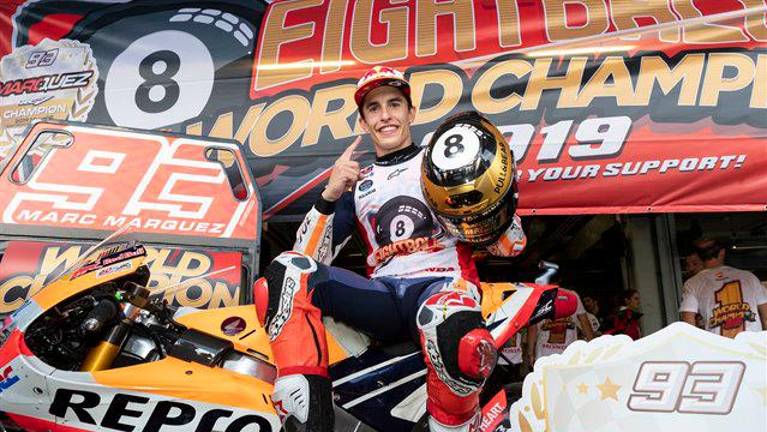 Márquez logra su sexto título de MotoGP Márquez logra su sexto título de MotoGP