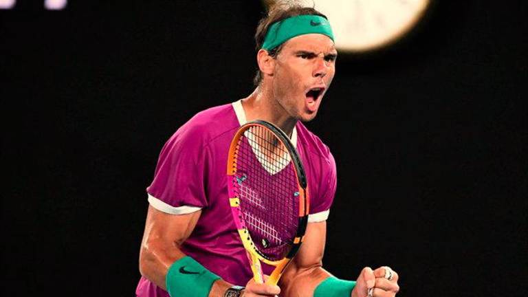 Nadal se mete en la final del Abierto de Australia Nadal se mete en la final del Abierto de Australia
