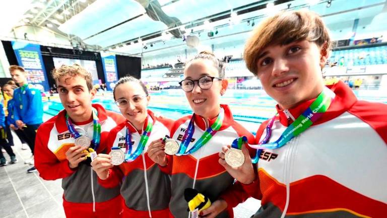 España suma seis medallas en el Mundial de Natación Paralímpica de Mánchester España suma seis medallas en el Mundial de Natación Paralímpica de Mánchester