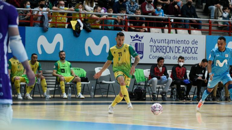 El Jaén Paraíso Interior no puede con el Movistar Inter (3-1) El Jaén Paraíso Interior no puede con el Movistar Inter (3-1)