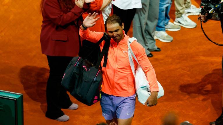 Nadal se despide del Mutua Madrid Open Nadal se despide del Mutua Madrid Open