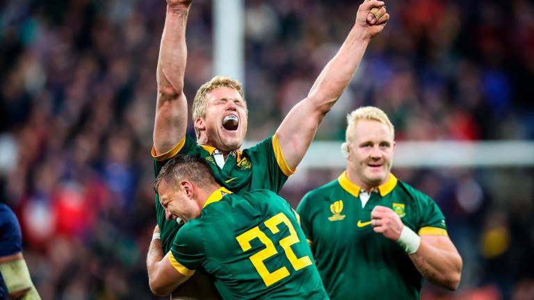 Sudáfrica conquista su cuarto Mundial de rugby, segundo consecutivo Sudáfrica conquista su cuarto Mundial de rugby, segundo consecutivo