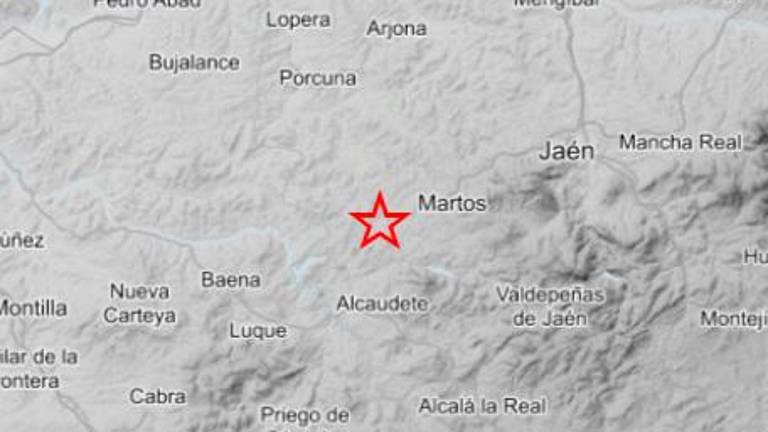 Siete terremotos esta madrugada en Jaén, el mayor de magnitud 3,3 Siete terremotos esta madrugada en Jaén, el mayor de magnitud 3,3
