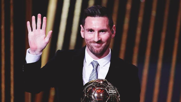 Leo Messi entra en la historia con su sexto Balón de Oro Leo Messi entra en la historia con su sexto Balón de Oro