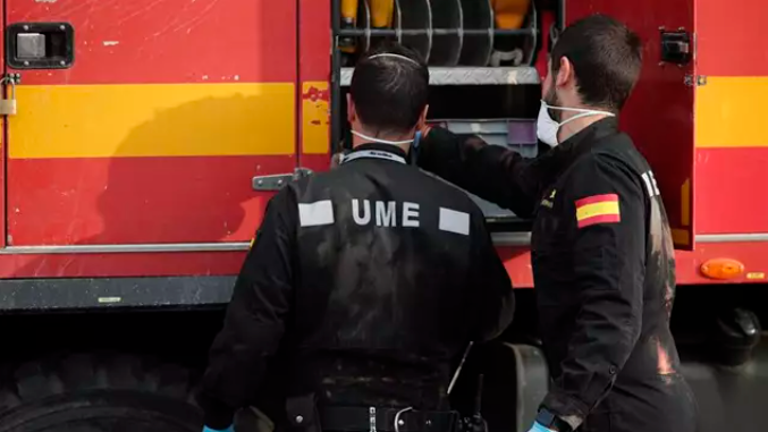 Un equipo de la UME con 56 militares se encuentra ya en Marruecos para ayudar en el rescate Un equipo de la UME con 56 militares se encuentra ya en Marruecos para ayudar en el rescate