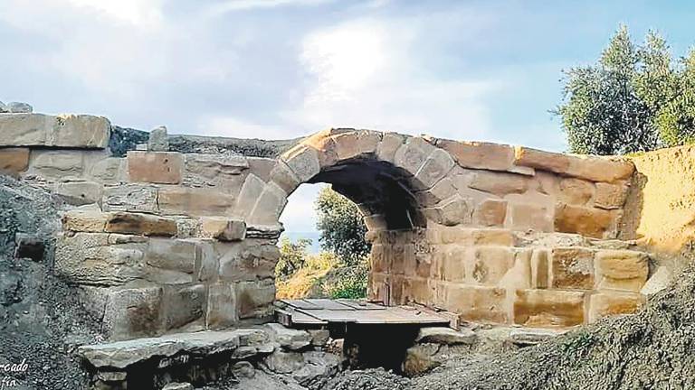 Las recientes lluvias retrasan las obras del Puente del Gato Las recientes lluvias retrasan las obras del Puente del Gato
