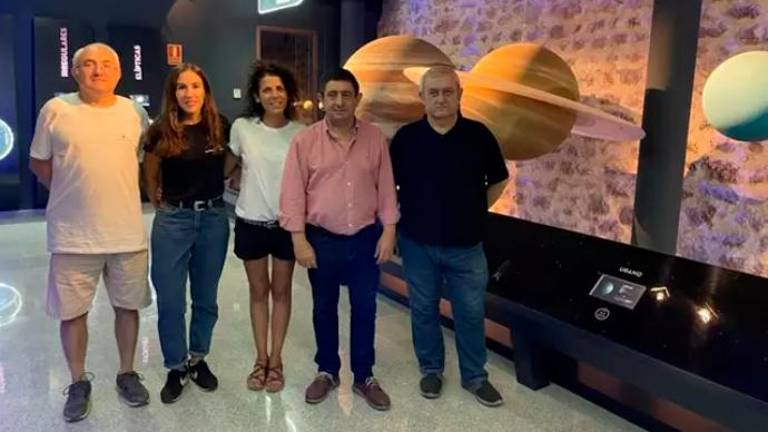 El presidente de la Diputación visita el Castillo Cosmolarium de Hornos de Segura El presidente de la Diputación visita el Castillo Cosmolarium de Hornos de Segura