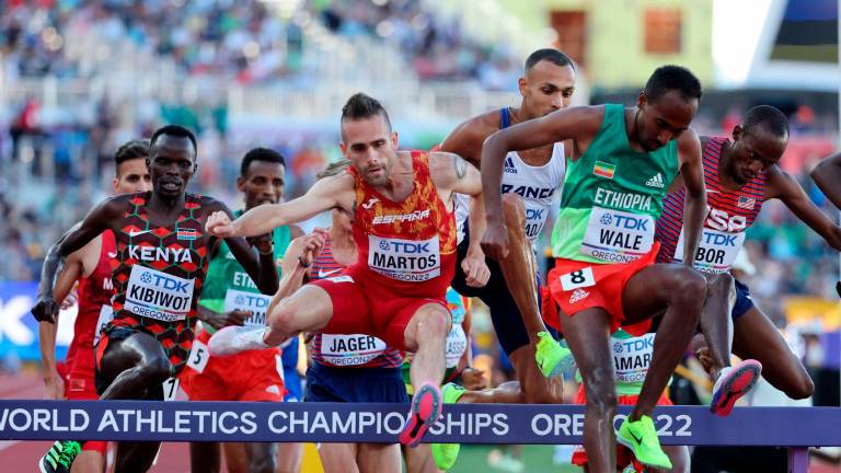 Sebas Martos da la cara ante la élite del 3.000 obstáculos y acaba decimocuarto en la final del Mundial Sebas Martos da la cara ante la élite del 3.000 obstáculos y acaba decimocuarto en la final del Mundial