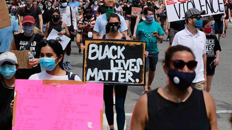Multitudinarias marchas pacíficas para denunciar la violencia racista institucional en EEUU Multitudinarias marchas pacíficas para denunciar la violencia racista institucional en EEUU