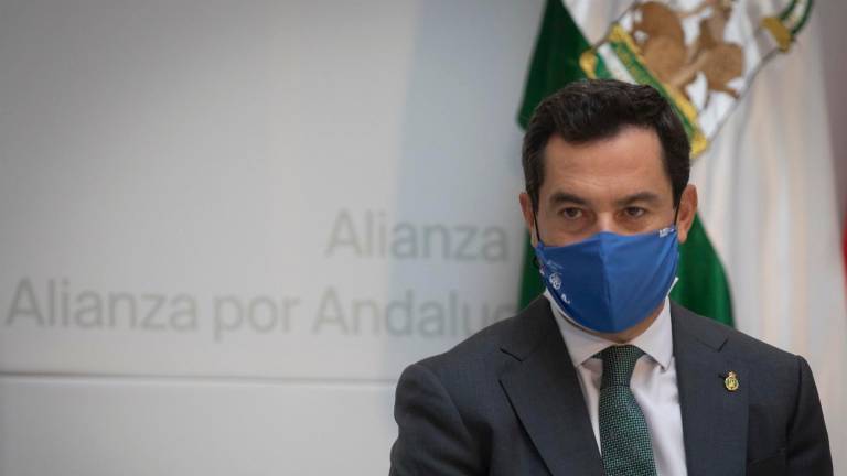 Moreno ve “aún insuficiente” la “ligera bajada” del covid en Andalucía Moreno ve “aún insuficiente” la “ligera bajada” del covid en Andalucía