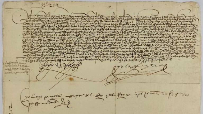 Una carta firmada de puño y letra por los Reyes Católicos a Jaén Una carta firmada de puño y letra por los Reyes Católicos a Jaén