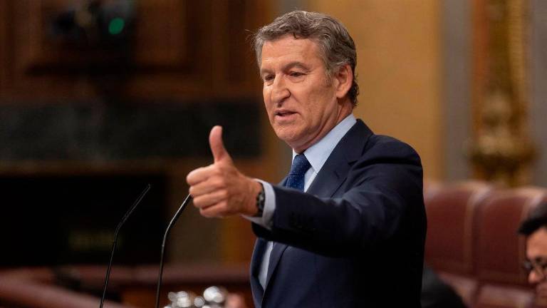 Feijóo: “Si se votase mañana, creo que el PP sacaría mayoría absoluta” Feijóo: “Si se votase mañana, creo que el PP sacaría mayoría absoluta”