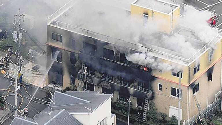 Al menos 33 muertos en un incendio provocado en Kioto Al menos 33 muertos en un incendio provocado en Kioto