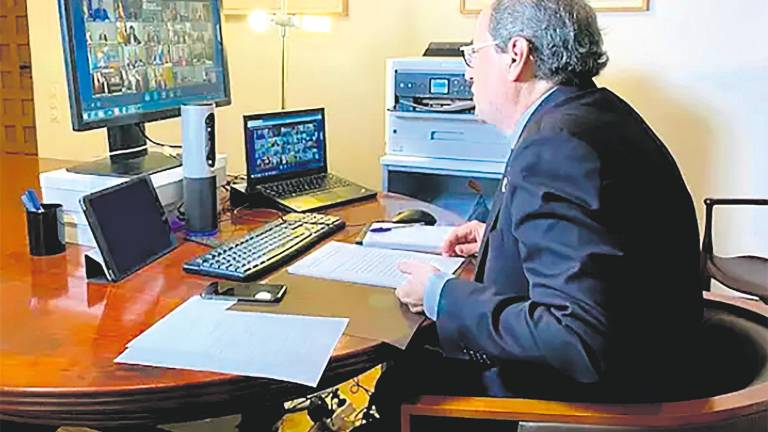 Quim Torra apuesta por un confinamiento “más severo” Quim Torra apuesta por un confinamiento “más severo”