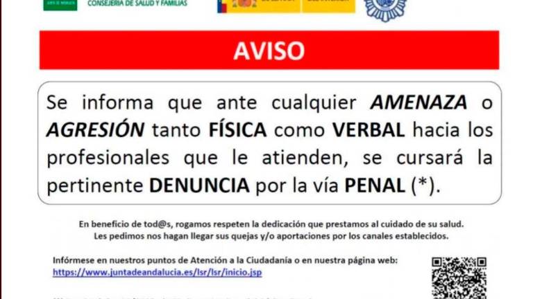 Carteles que “protejan” a los médicos en las consultas Carteles que “protejan” a los médicos en las consultas