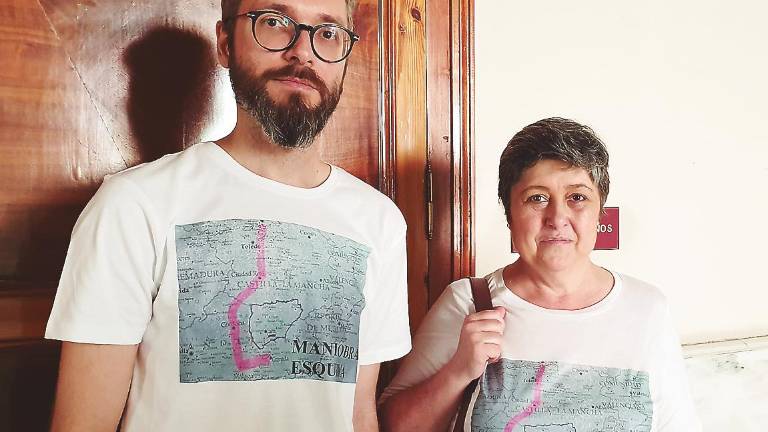 Una marcha reivindicativa contra la pérdida de trenes Una marcha reivindicativa contra la pérdida de trenes