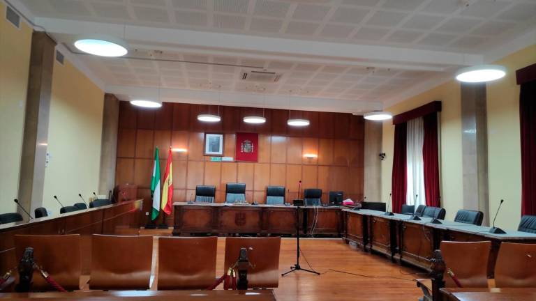Sala de vistas de la Audiencia de Jaén. / Europa Press.