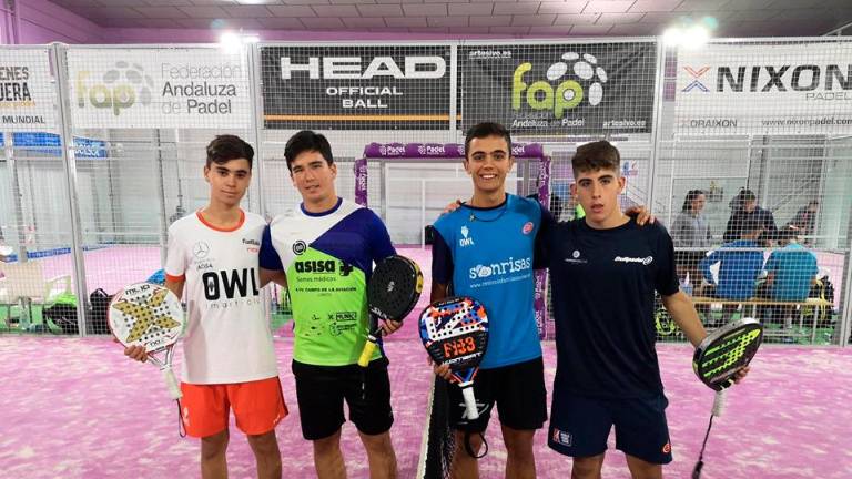 Los jugadores de Jaén brillan en el Circuito Andaluz de Pádel Los jugadores de Jaén brillan en el Circuito Andaluz de Pádel