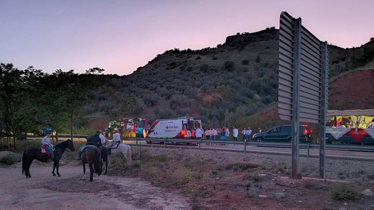 Punto en el que sucedió el accidente en la A-324. / Elisabeth Ruiz / Diario JAÉN.