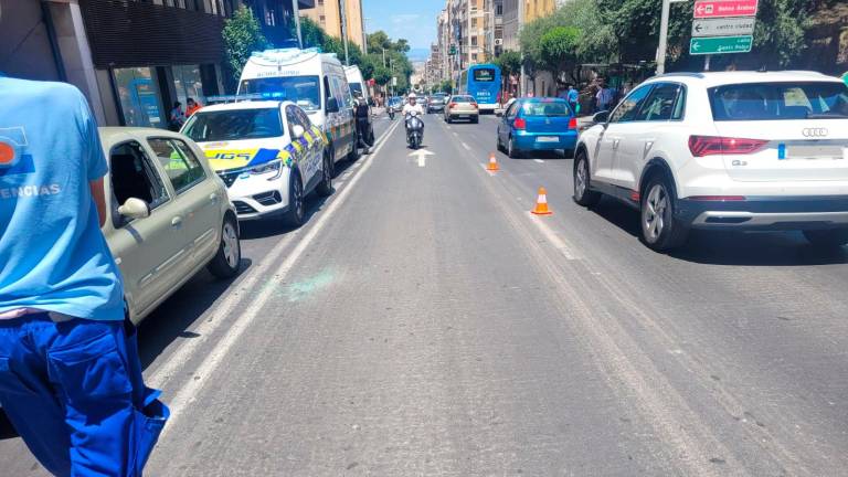 Accidente con altercado y despliegue de policías en Jaén Accidente con altercado y despliegue de policías en Jaén