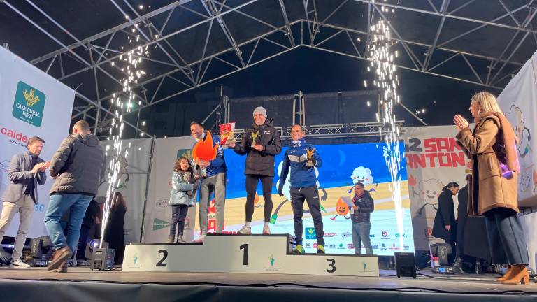 El podio de la San Antón con todos los ganadores El podio de la San Antón con todos los ganadores