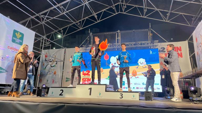 El podio de la San Antón con todos los ganadores El podio de la San Antón con todos los ganadores