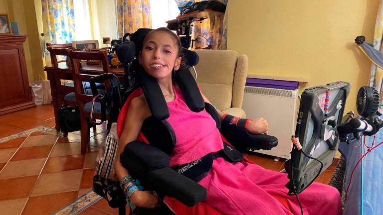 Laura Caño, la primera jiennense con parálisis cerebral que se graduará en la ESO Laura Caño, la primera jiennense con parálisis cerebral que se graduará en la ESO