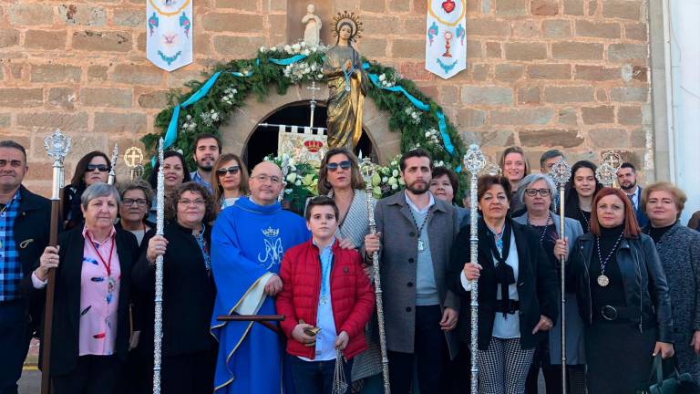 Celebración de la patrona en los 250 años de la iglesia