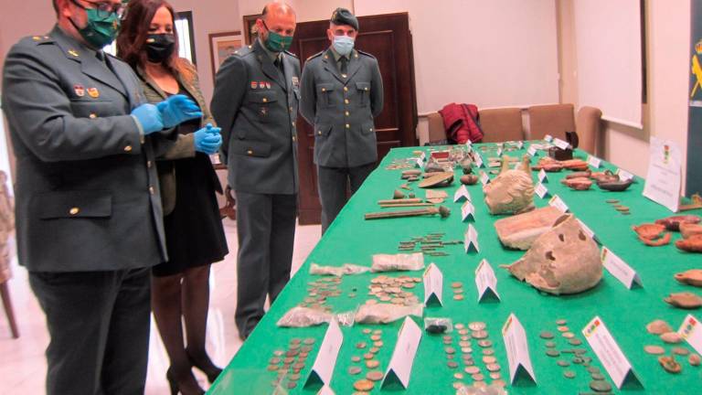 Recuperadas 1.400 piezas arqueológicas y detenida una persona Recuperadas 1.400 piezas arqueológicas y detenida una persona