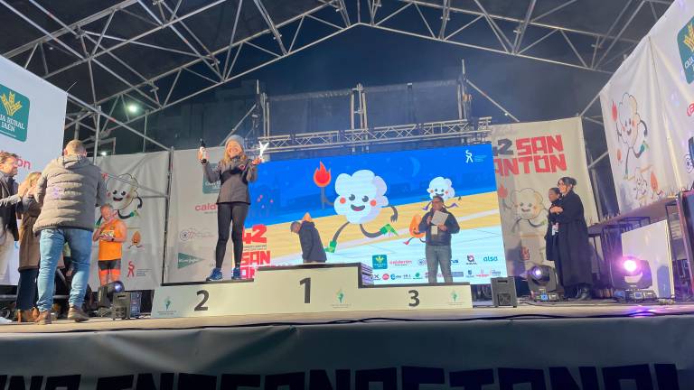 El podio de la San Antón con todos los ganadores El podio de la San Antón con todos los ganadores
