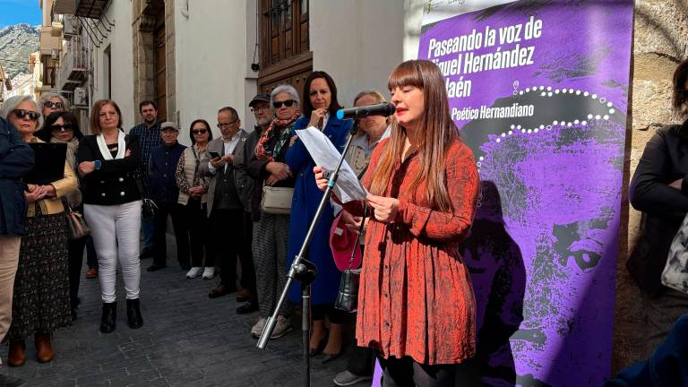 Las calles de Jaén reviven la poesía de Miguel Hernández Las calles de Jaén reviven la poesía de Miguel Hernández