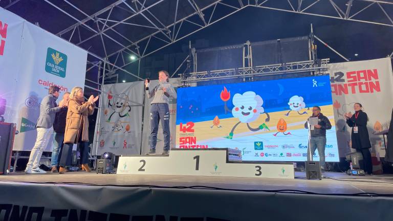 El podio de la San Antón con todos los ganadores El podio de la San Antón con todos los ganadores