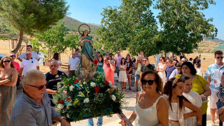 La Purísima bendice las casas de Poyotello La Purísima bendice las casas de Poyotello