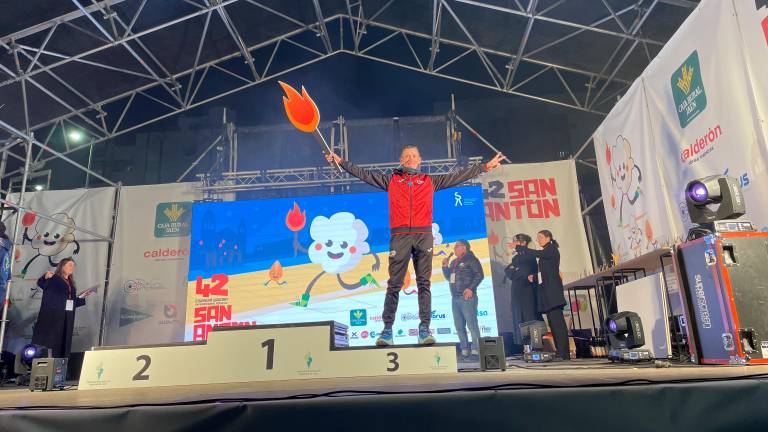 El podio de la San Antón con todos los ganadores El podio de la San Antón con todos los ganadores