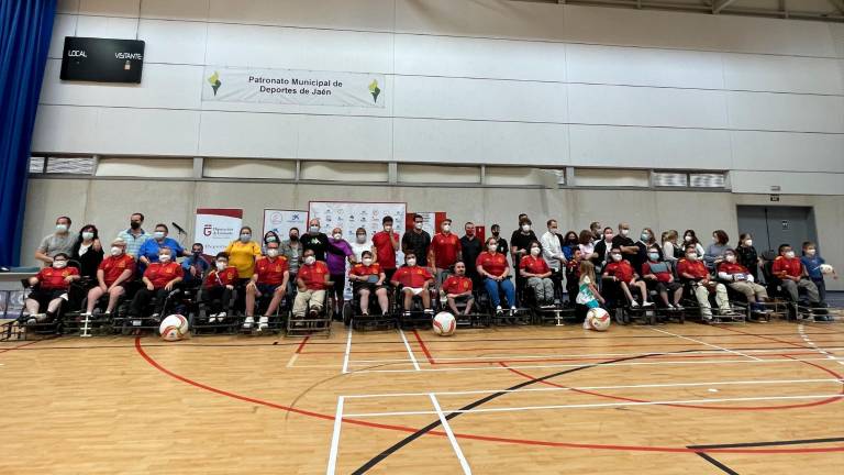 La selección española de Powerchair prepara el Mundial de 2022 en Jaén La selección española de Powerchair prepara el Mundial de 2022 en Jaén