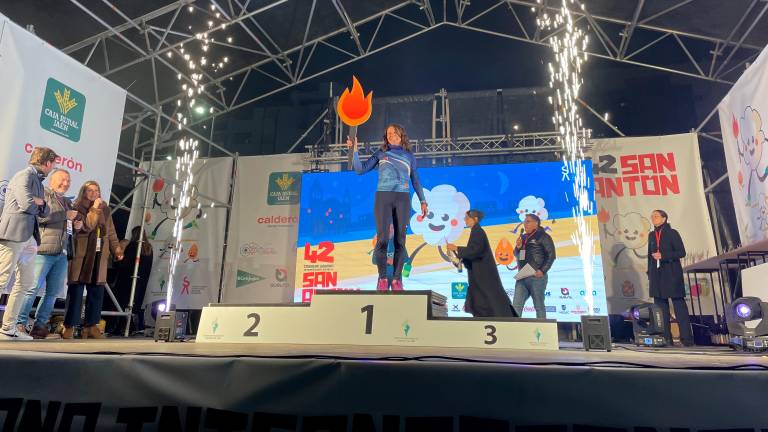 El podio de la San Antón con todos los ganadores El podio de la San Antón con todos los ganadores