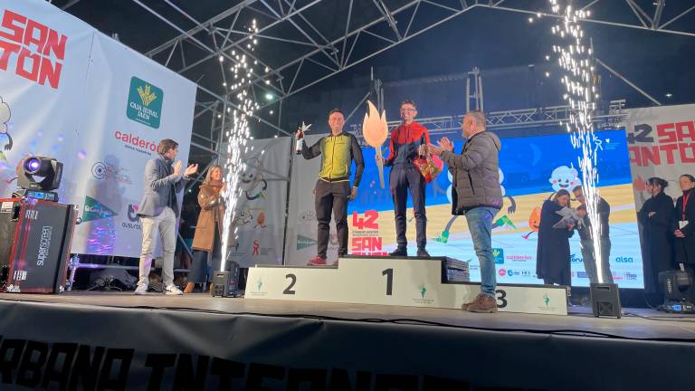 El podio de la San Antón con todos los ganadores El podio de la San Antón con todos los ganadores