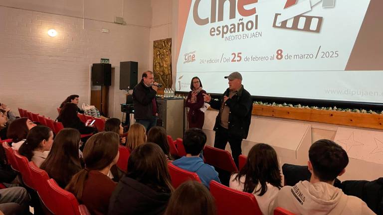 Una mañana de cine en el IES Santa Catalina de Jaén Una mañana de cine en el IES Santa Catalina de Jaén