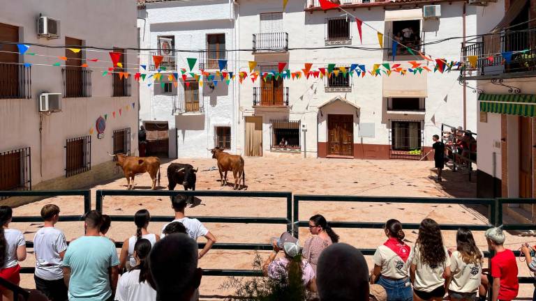 La bravura se hace notar en el tercer encierro de las fiestas de Hornos de Segura La bravura se hace notar en el tercer encierro de las fiestas de Hornos de Segura