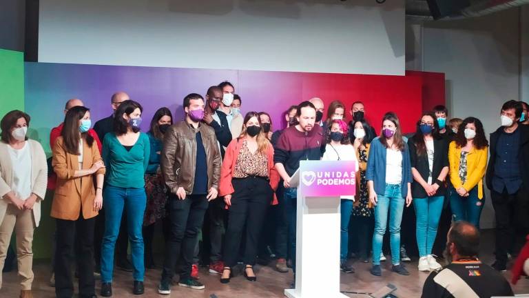 Iglesias deja la política en pleno “sorpasso de Más Madrid al PSOE Iglesias deja la política en pleno “sorpasso de Más Madrid al PSOE