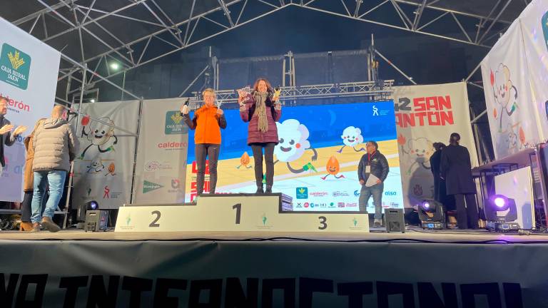El podio de la San Antón con todos los ganadores El podio de la San Antón con todos los ganadores
