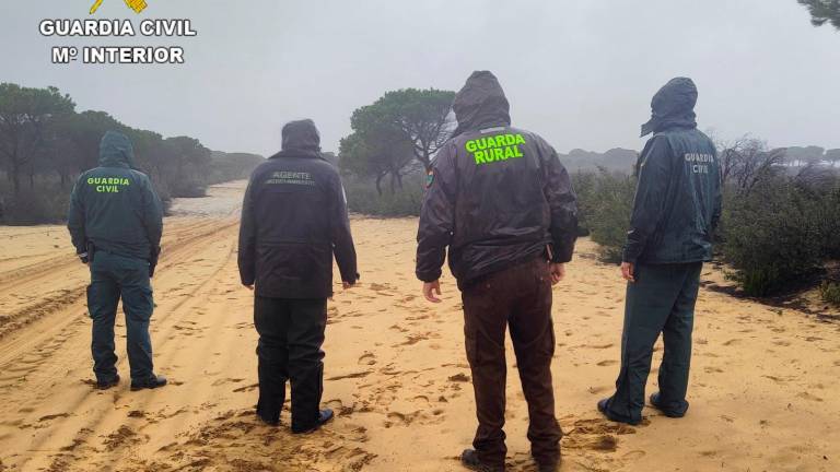El Seprona sorprende a dos cazadores en un coto privado de Doñana El Seprona sorprende a dos cazadores en un coto privado de Doñana