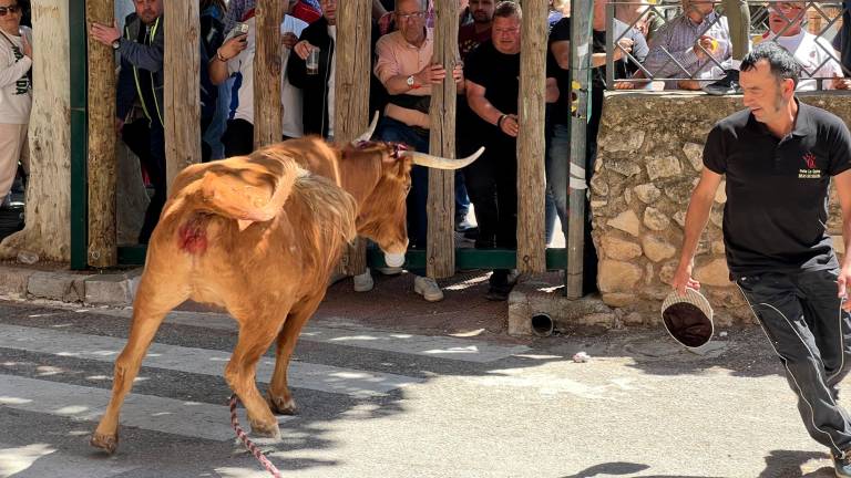 Tercer y espectacular desencajonamiento en Beas de Segura