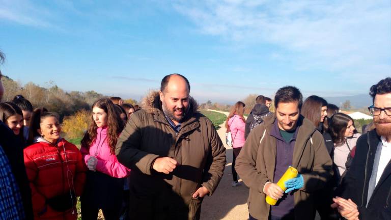 Recogida de residuos en la Mota del Río