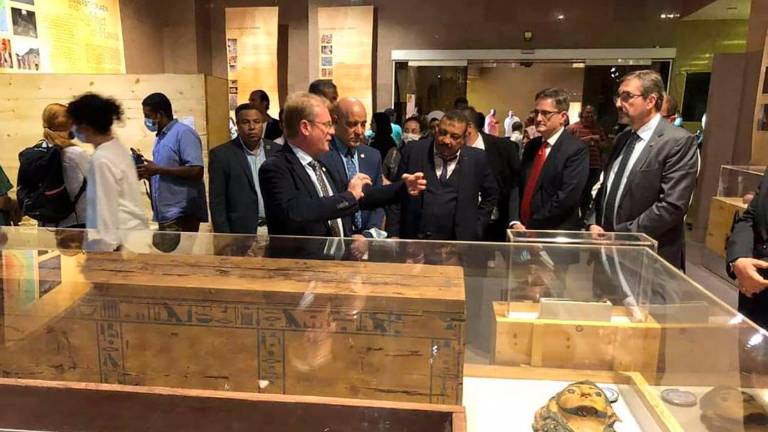 La UJA inaugura en Egipto una exposición con más de trescientas piezas La UJA inaugura en Egipto una exposición con más de trescientas piezas
