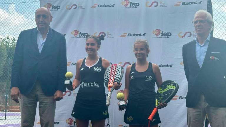 La cantera jiennense pide paso en pádel La cantera jiennense pide paso en pádel