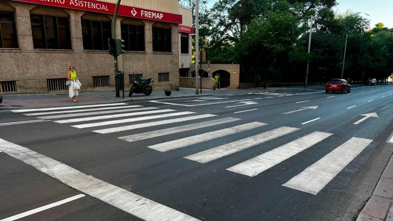 Refuerzo del plan de pintado de marcas viales en Jaén con una empresa malagueña Refuerzo del plan de pintado de marcas viales en Jaén con una empresa malagueña