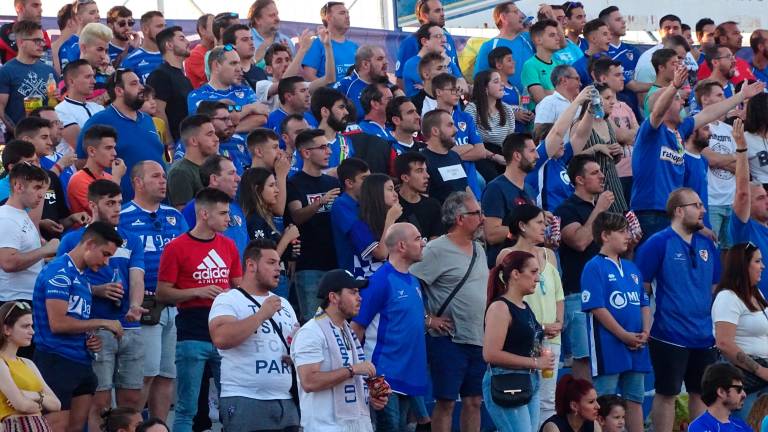 El sueño del ascenso se tiñe de color azulillo El sueño del ascenso se tiñe de color azulillo